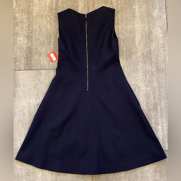 Spanx Sleeveless Fit and Flare Dress Navy - Picture 4 of 11